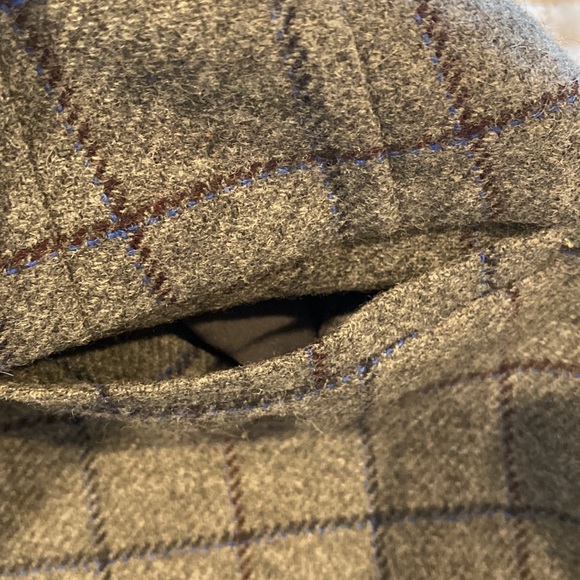 Madewell wool mini button down skirt with front and back pockets - Picture 4 of 9